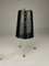 Small Mid-Century Tripod Table Lamp with Perforated Metal Shade, 1950, Image 4