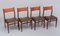 Esszimmerstühle aus Teak von Louis Van Teeffelen für Wébé, 1960er, 4er Set 5