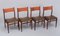 Teak Dining Chairs by Louis Van Teeffelen for Wébé, 1960s, Set of 4 5