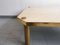 Large Italian Coffee Table in Steel and Brass, 1960s 10