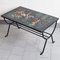 Mid-Century French Coffee Table in Ceramic and Steel, 1950 11