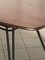 Tavolo da pranzo in ferro e palissandro, anni '50, Immagine 12