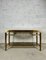 Mid-Century Console in Golden Brass, 1970s 8