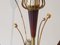 Mid-Century Chandelier in Brass and Resin from Lunel, 1950s 14