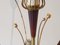 Mid-Century Chandelier in Brass and Resin from Lunel, 1950s, Image 14