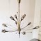 Mid-Century Chandelier in Brass and Resin from Lunel, 1950s 3