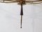 Mid-Century Chandelier in Brass and Resin from Lunel, 1950s, Image 7