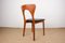 Chaises Peter en Teck et Skaï par Niels Koefoed pour Koefoeds Hornslet, Danemark, 1960s, Set de 6 11