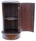Antique Victorian Fluted Cylinder Bedside Table in Mahogany, Image 3