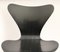 Model 3107 Black Chair by Arne Jacobsen for Fritz Hansen, 1960s 5