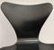 Model 3107 Black Chair by Arne Jacobsen for Fritz Hansen, 1960s 7