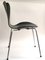 Sedia nr. 3107 nera di Arne Jacobsen per Fritz Hansen, anni '60, Immagine 4