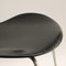 Silla modelo 3107 en negro de Arne Jacobsen para Fritz Hansen, años 50, Imagen 5