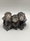 Trois Singes par Knud Kyhn pour Royal Copenhagen, Denmark, 1920 11