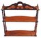 Antique Victorian Gothic Mahogany Bookcase Wall Shelves 4