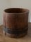 Large Wooden Mortars with Iron Band, Set of 2 2