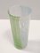 Vaso vintage in vetro di Murano verde, bianco e azzurro di Dino Martens, anni '50, Immagine 3