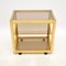 Vintage Italian Brass Drinks Trolley attributed to Zevi, 1970s 1