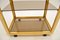 Vintage Italian Brass Drinks Trolley attributed to Zevi, 1970s, Image 10