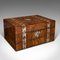 Antike englische Regency Damen-Utensilienbox aus Wurzelholz 4