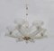 Lámpara de araña italiana Art Déco de latón y cristal de Murano atribuida a Ercole Barovier, años 30, Imagen 2
