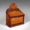 Antique English Georgian Oak Glove Box, 1800s 1