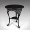 Antique English Britannia Table in Cast Iron & Marble, 1850s, Image 3