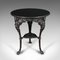 Antique English Britannia Table in Cast Iron & Marble, 1850s 2