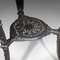 Antique English Britannia Table in Cast Iron & Marble, 1850s 10