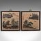 Chinese Embroidered Yangtze River Scenes, Set of 2 1