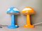 Lampade da tavolo Mushroom Skojig blu e arancioni di Henrik Preutz per Ikea, set di 2, Immagine 2