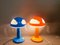 Blue and Orange Skojig Mushroom Table Lamps by Henrik Preutz for Ikea, Set of 2, Image 5