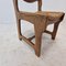 Brutalist Oak Razor Blade Chairs, France, 1960s, Set of 6 10