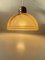 Art Deco Style Brass & Marble Glass Pendant Lamp, 1930s 3