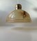 Art Deco Style Brass & Marble Glass Pendant Lamp, 1930s 1
