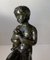 Sculpture Art Déco Garçon avec Ours en Peluche par Just Andersen & E. Borch, 1940s 4