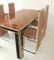 Vintage Italian Lacquer & Walnut Dining Table by Willy Rizzo 7