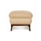 Victoria Leather Stool in Beige from Nieri 6