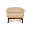 Tabouret Victoria en Cuir Beige de Nieri 7