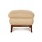 Victoria Leather Stool in Beige from Nieri 7