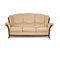 Drei-Sitzer Sofa aus cremefarbenem Leder von Nieri Victoria 1