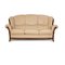 Three-Seater Sofa in Cream Leather by Nieri Victoria 1