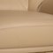 Two Seater Sofa in Beige Leather by Nieri Victoria 3