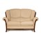 Two Seater Sofa in Beige Leather by Nieri Victoria 1