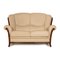 Zwei-Sitzer Sofa aus beigefarbenem Leder von Nieri Victoria 1