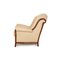 Leather Armchair with Beige Stool by Nieri Victoria, Set of 2 9