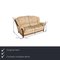 Vintage Leather Sofa Set in Beige by Nieri Victoria, Set of 2 2