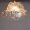 Lampada vintage in vetro soffiato, Italia, anni '80, Immagine 5