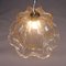 Italienische Vintage Lampe aus mundgeblasenem Glas, 1980er 4