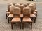 Large Mahogany Dining Table & Chairs, Set of 15 8